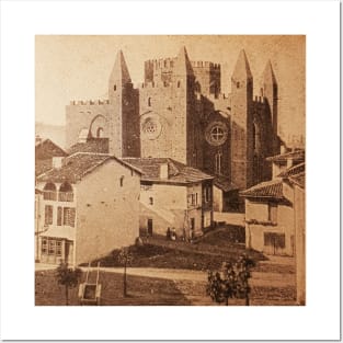 Medieval castle church France Posters and Art